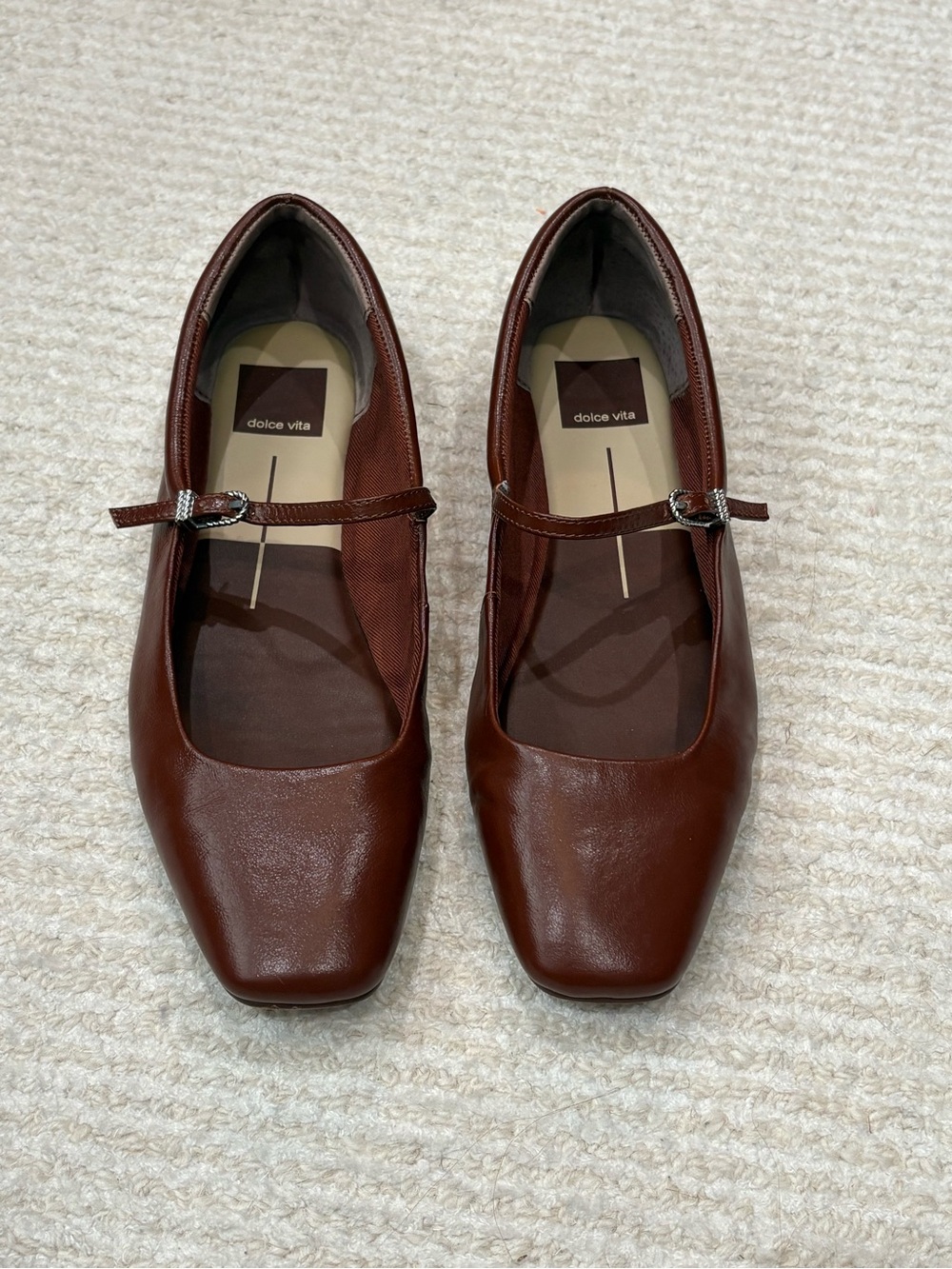 Dolce Vita Reyes Ballet Flat Brown 8 excellent condition